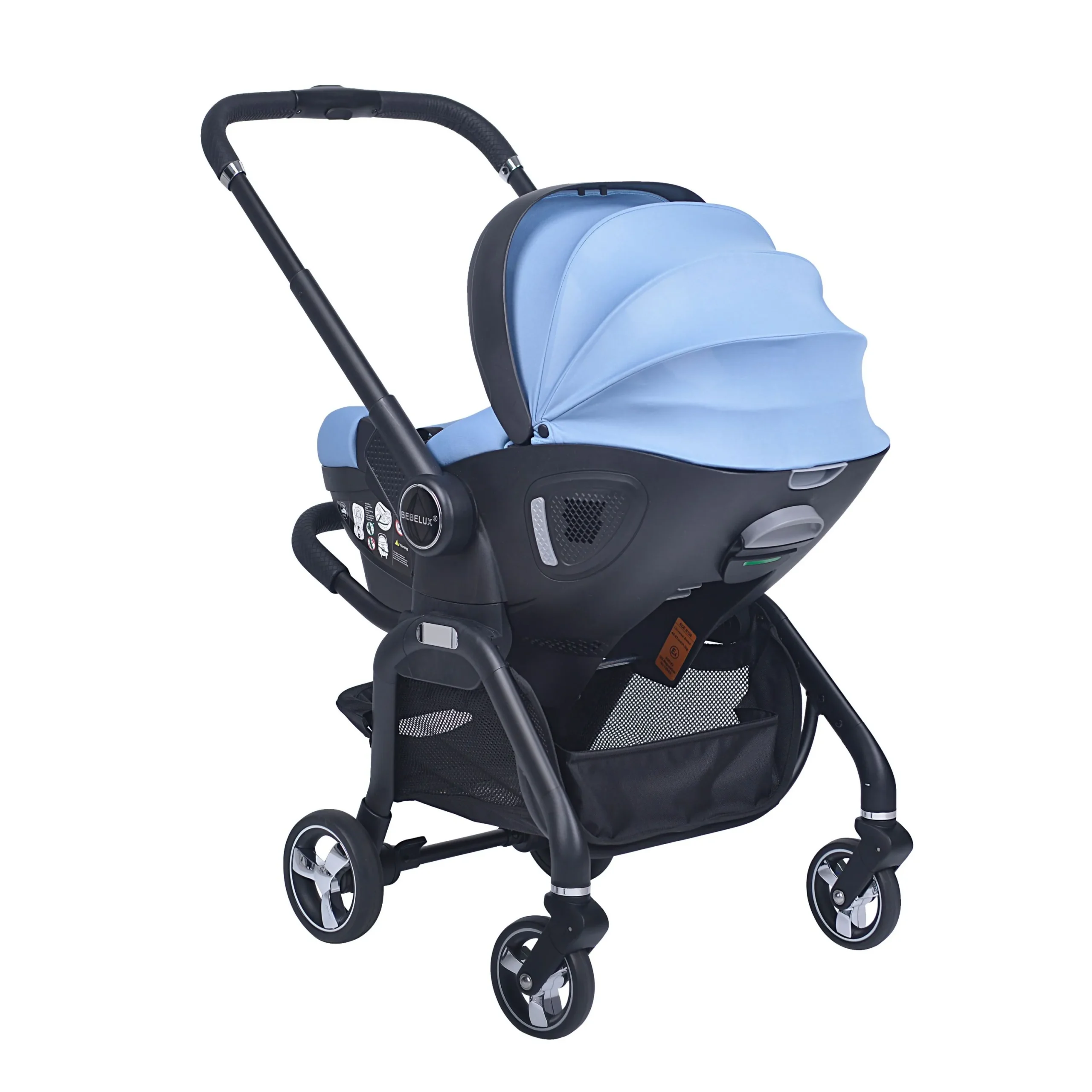 Blue Baby Stroller S366 - Image 5