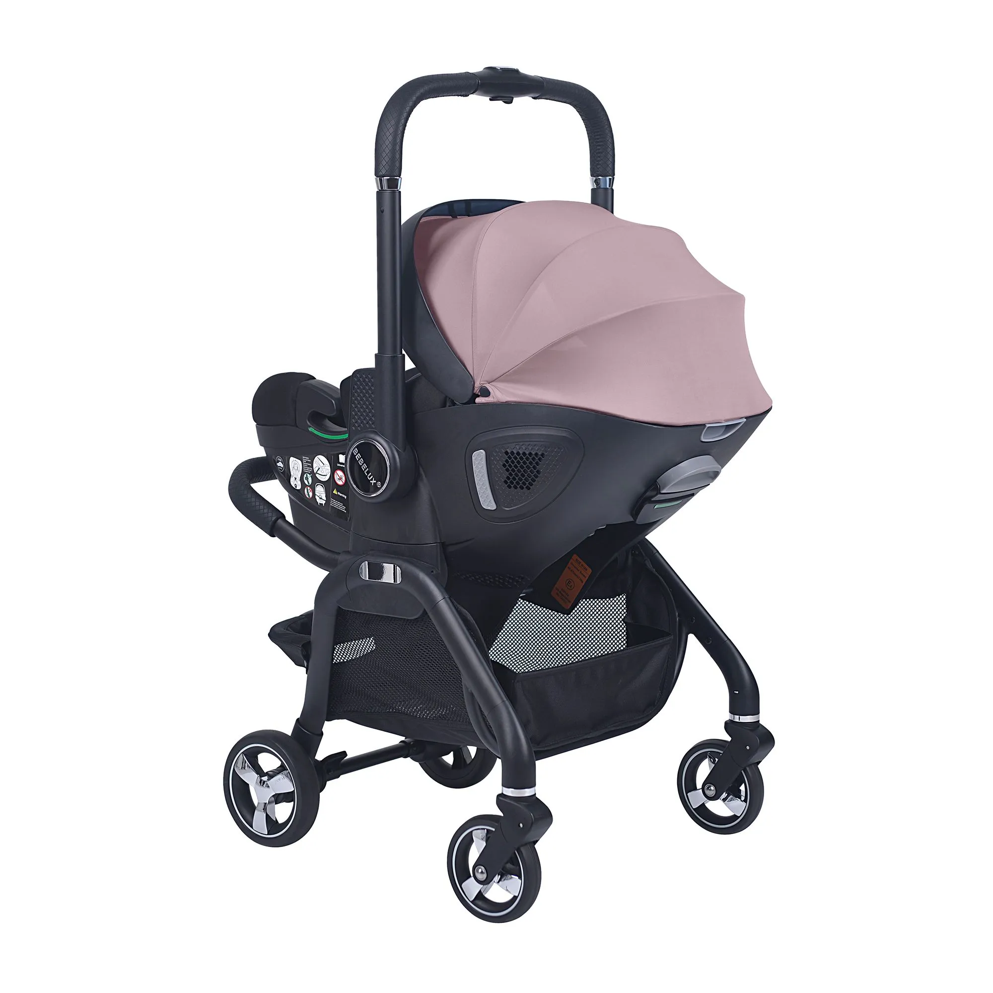 Pink Baby Stroller S366 - Image 3