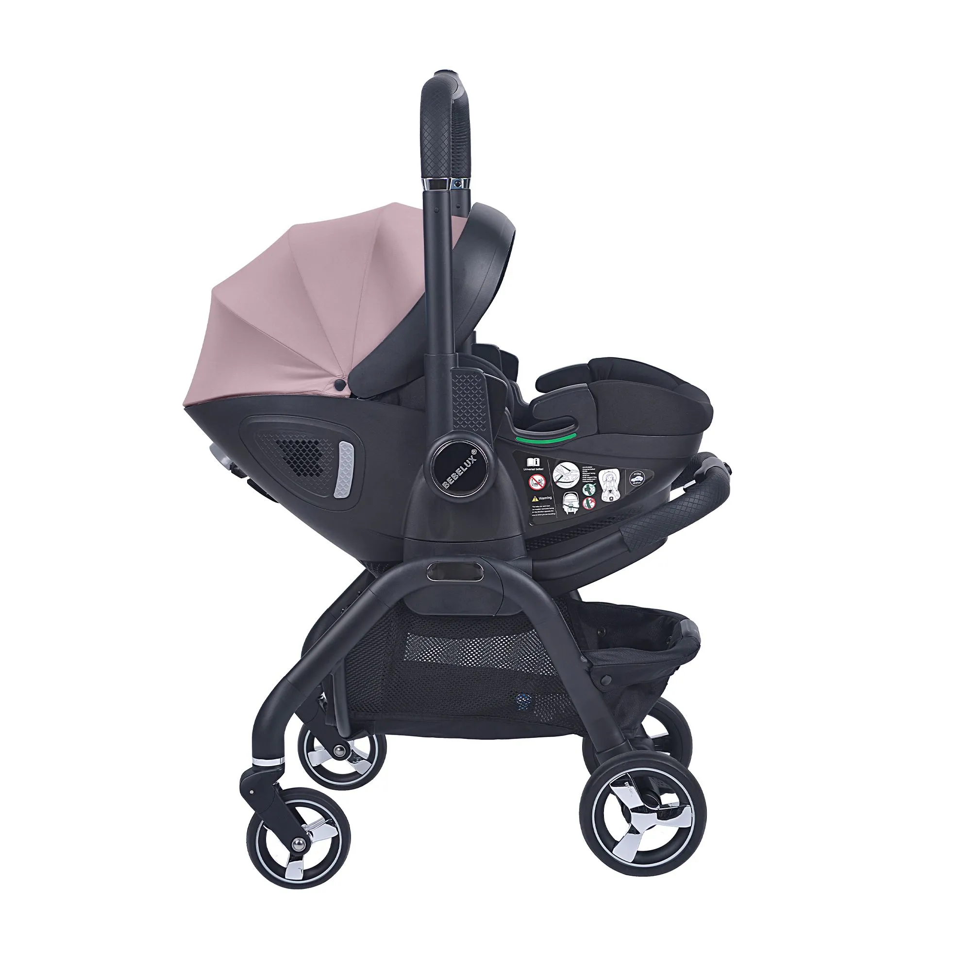 Pink Baby Stroller S366 - Image 5
