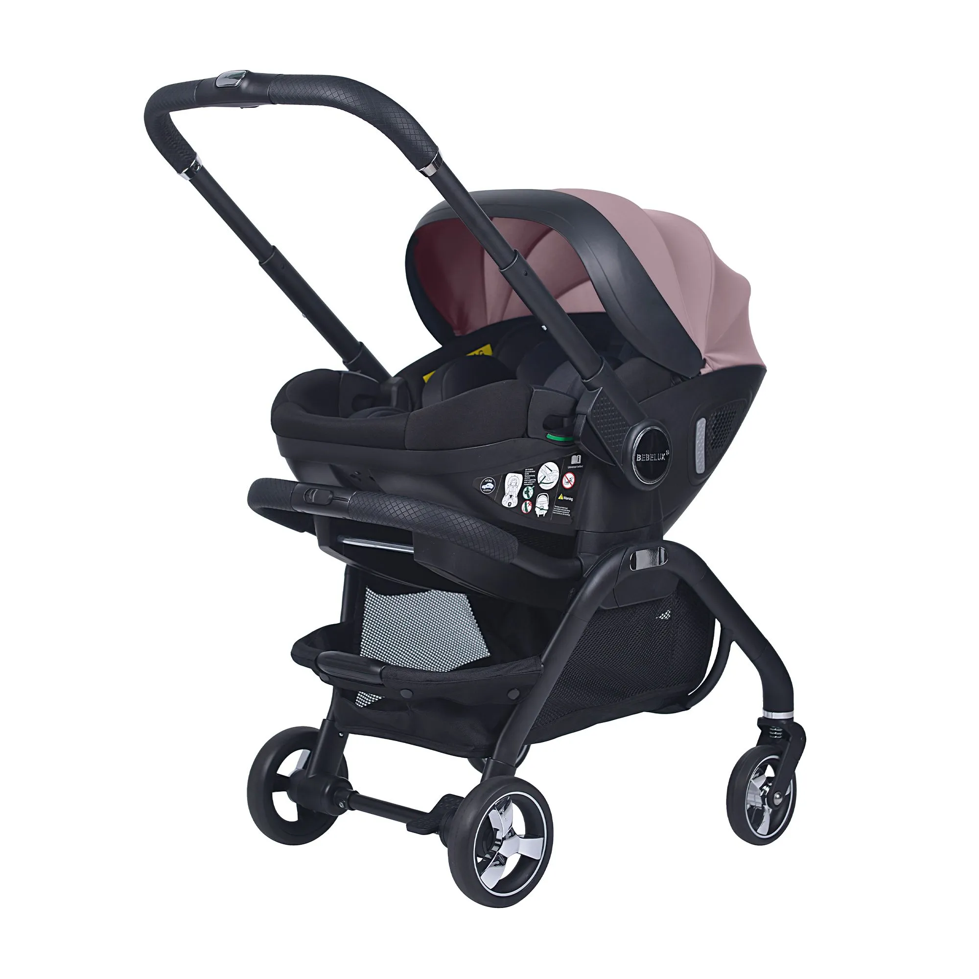 Pink Baby Stroller S366 - Image 7