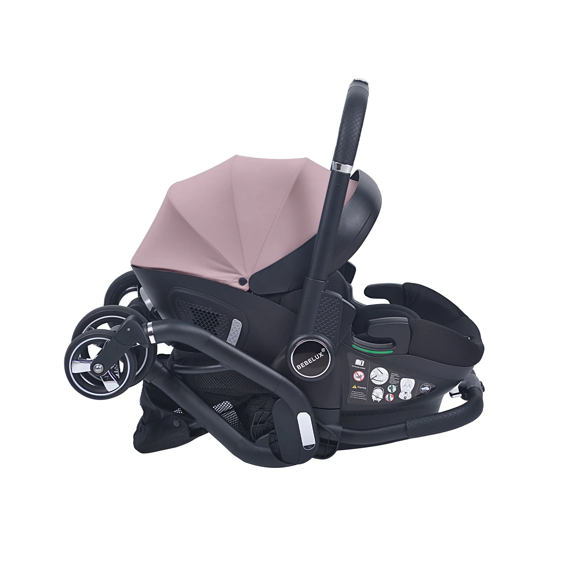 Pink Baby Stroller S366 - Image 19