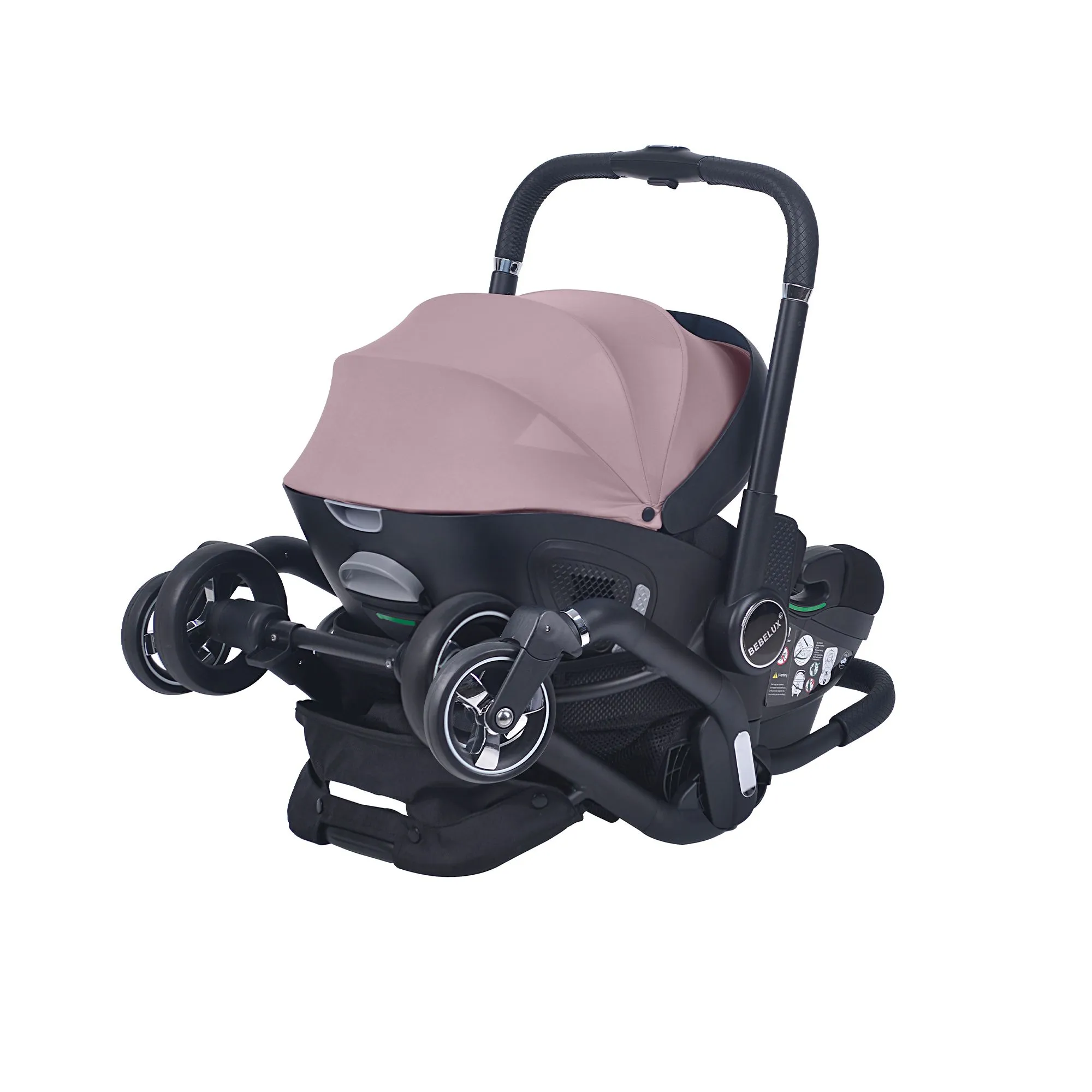 Pink Baby Stroller S366 - Image 12