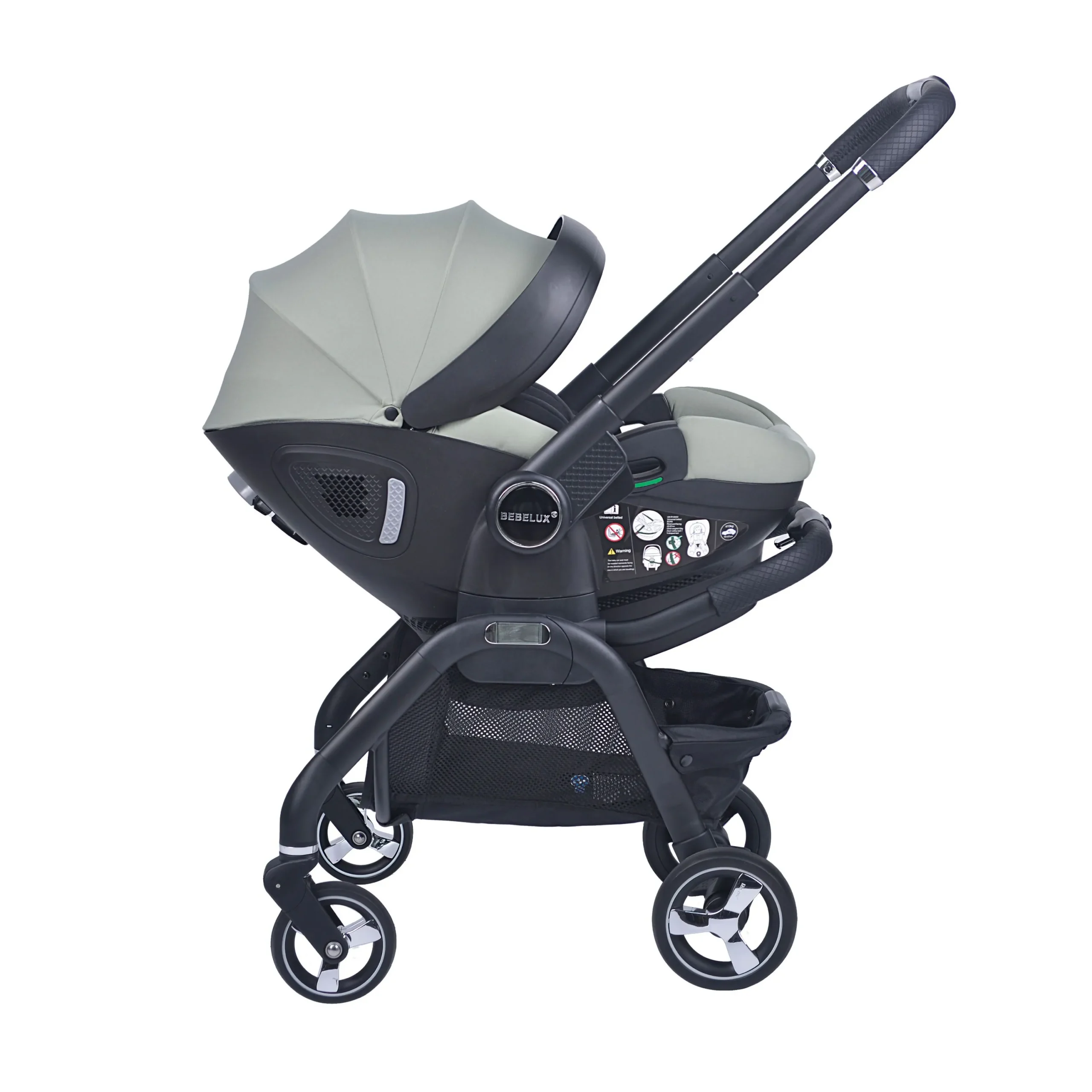 Green Baby Stroller S366 - Image 2