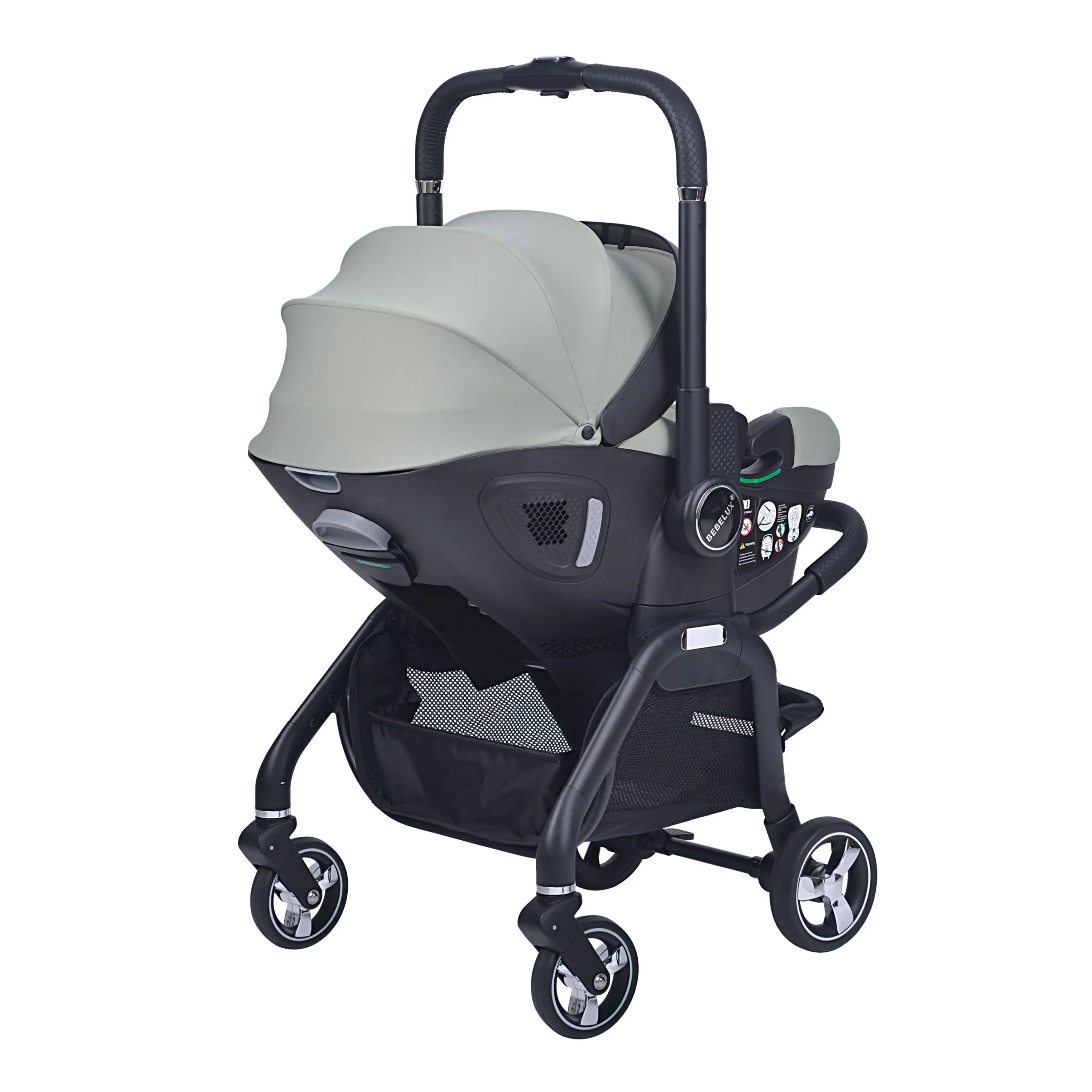 Green Baby Stroller S366 - Image 3