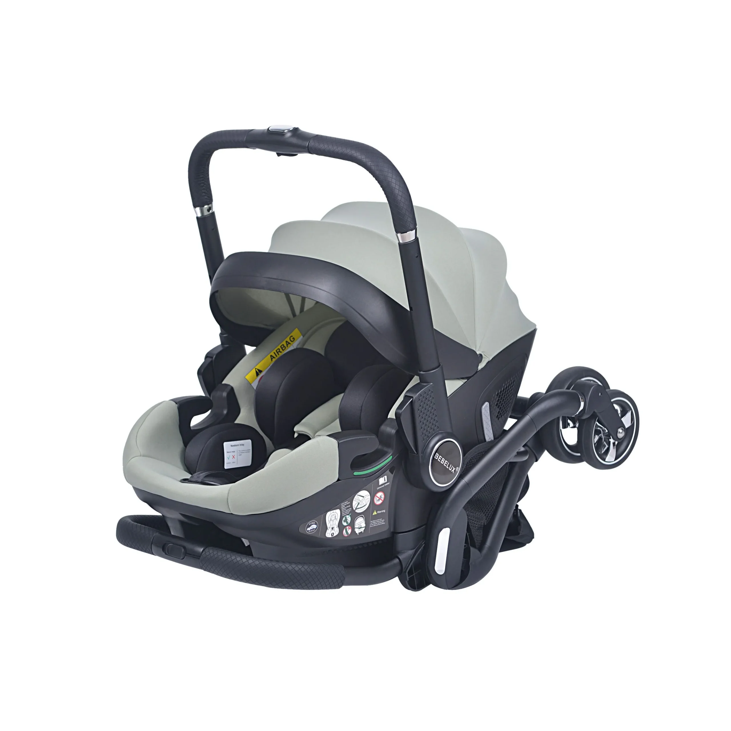 Green Baby Stroller S366 - Image 9