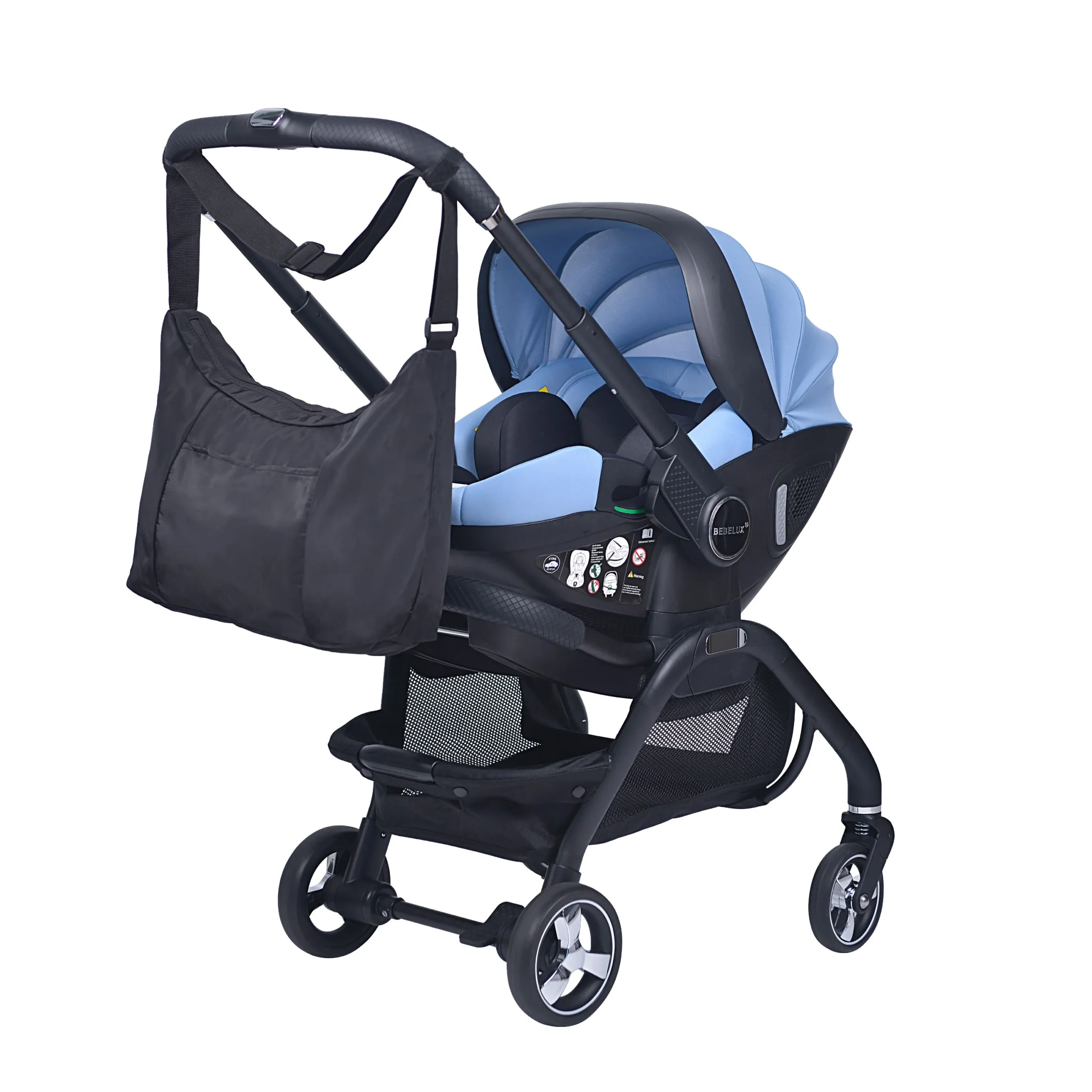Blue Baby Stroller S366 - Image 23