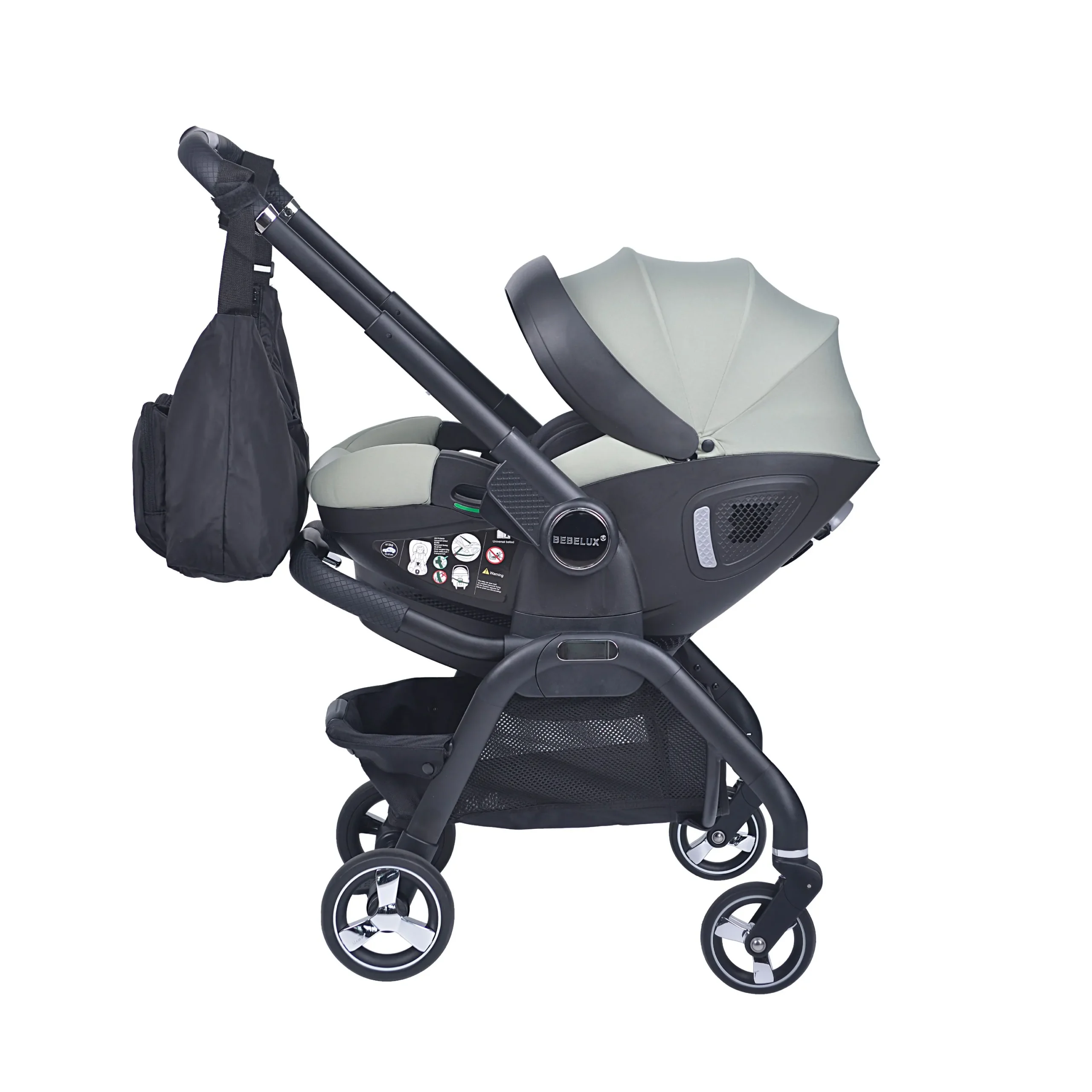 Green Baby Stroller S366 - Image 7